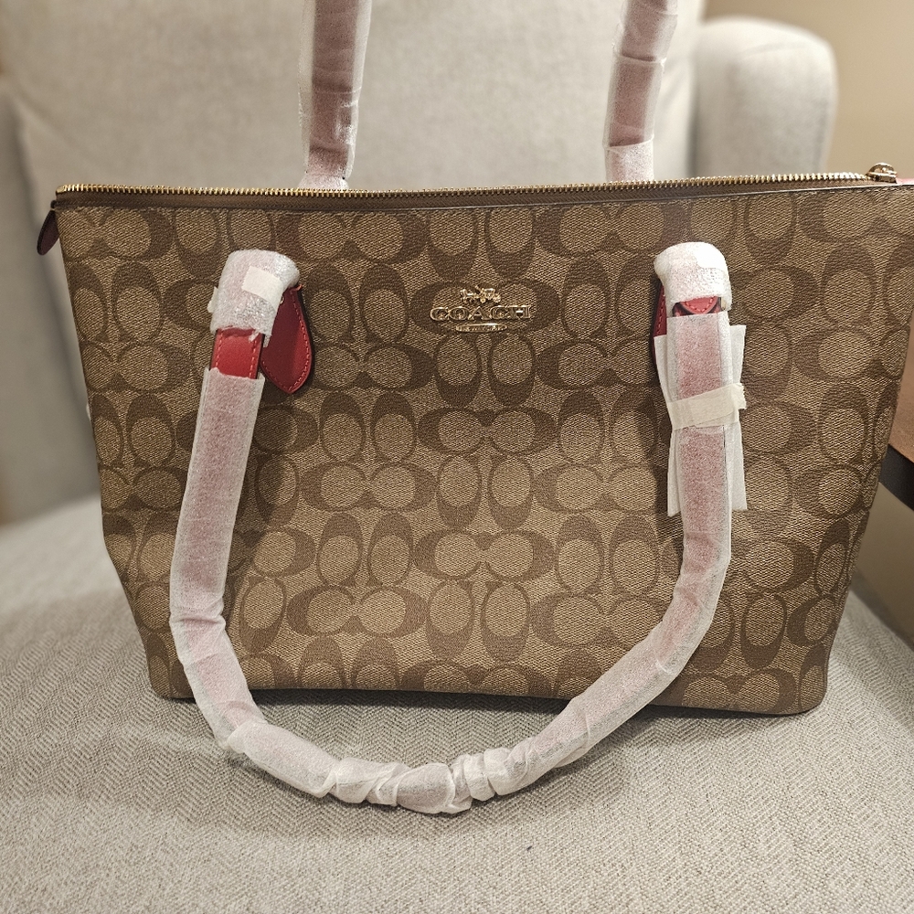 Coach Signature Tote (NWT)